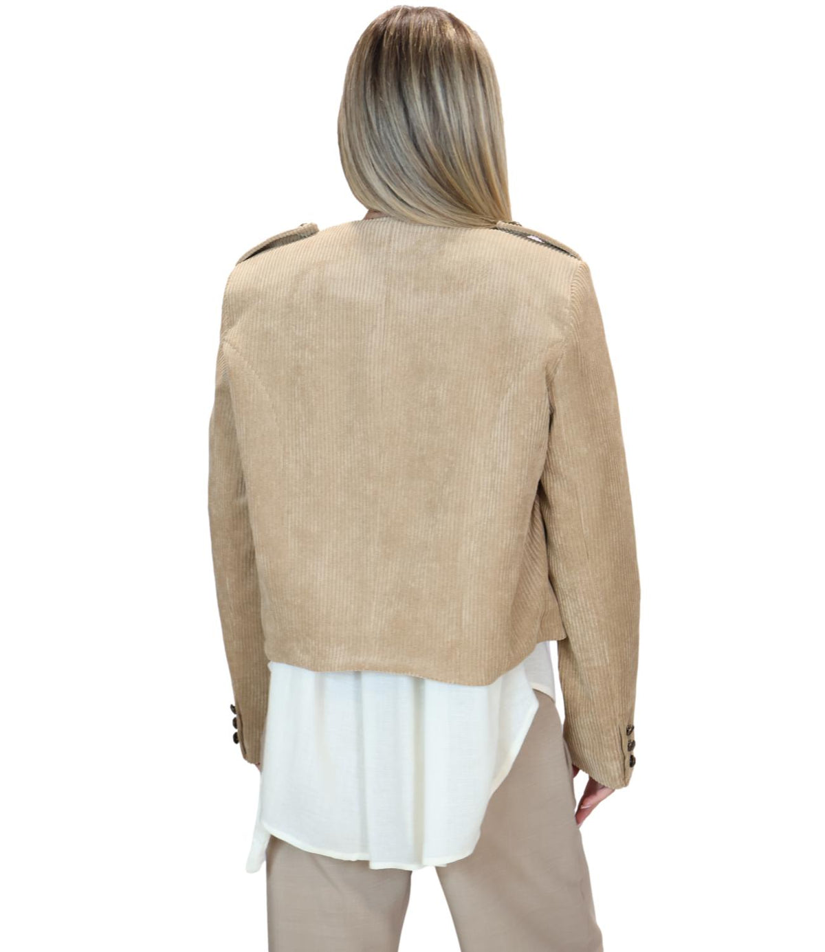 Motel Giacca Camel da Donna