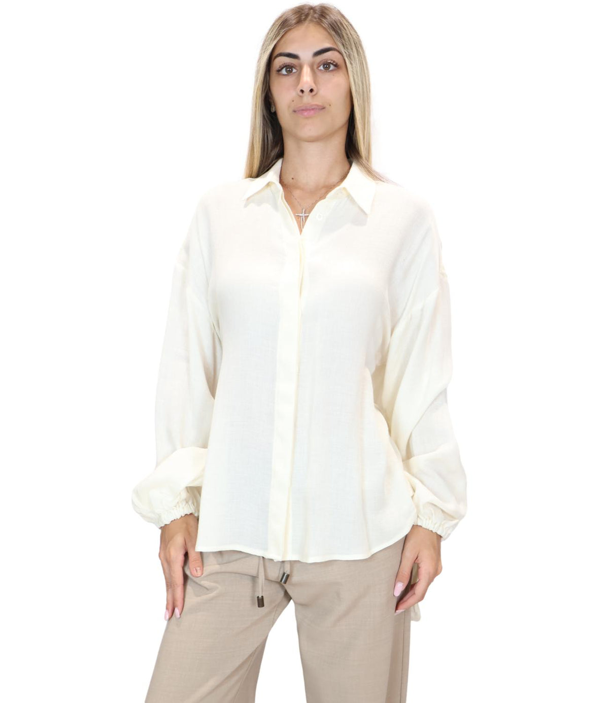 Motel Camicia Panna da Donna