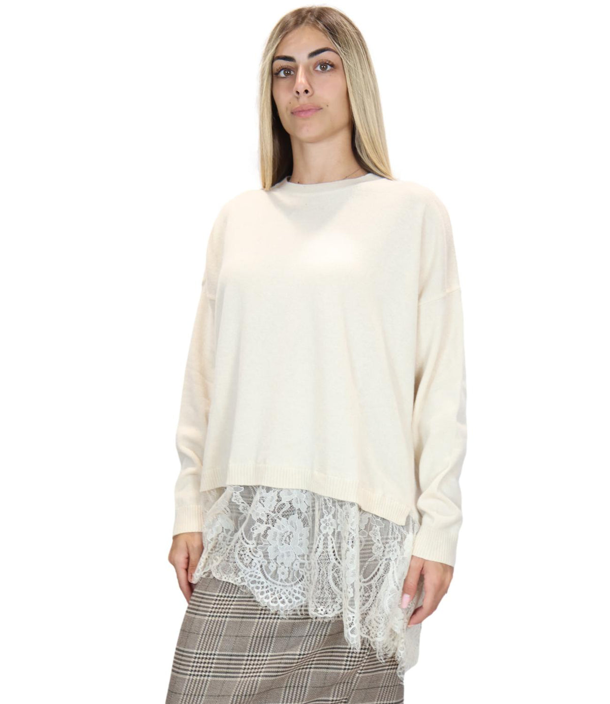 Motel Maglia Ecru da Donna