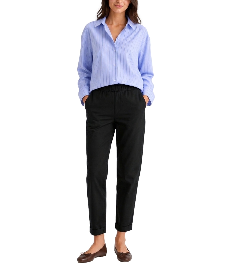 Myastreet Pantalone Nero da Donna