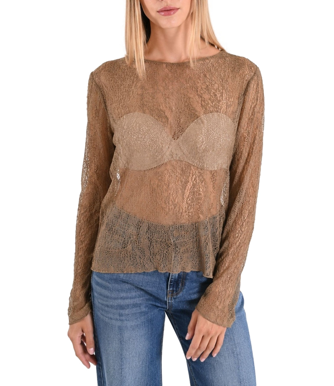 Myastreet Maglia Tabacco da Donna