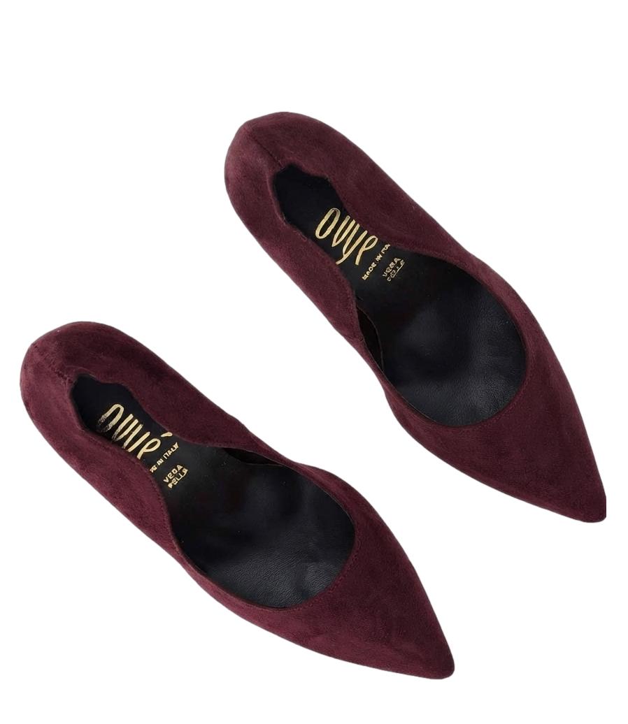 Ovye' Décolleté Bordo da Donna