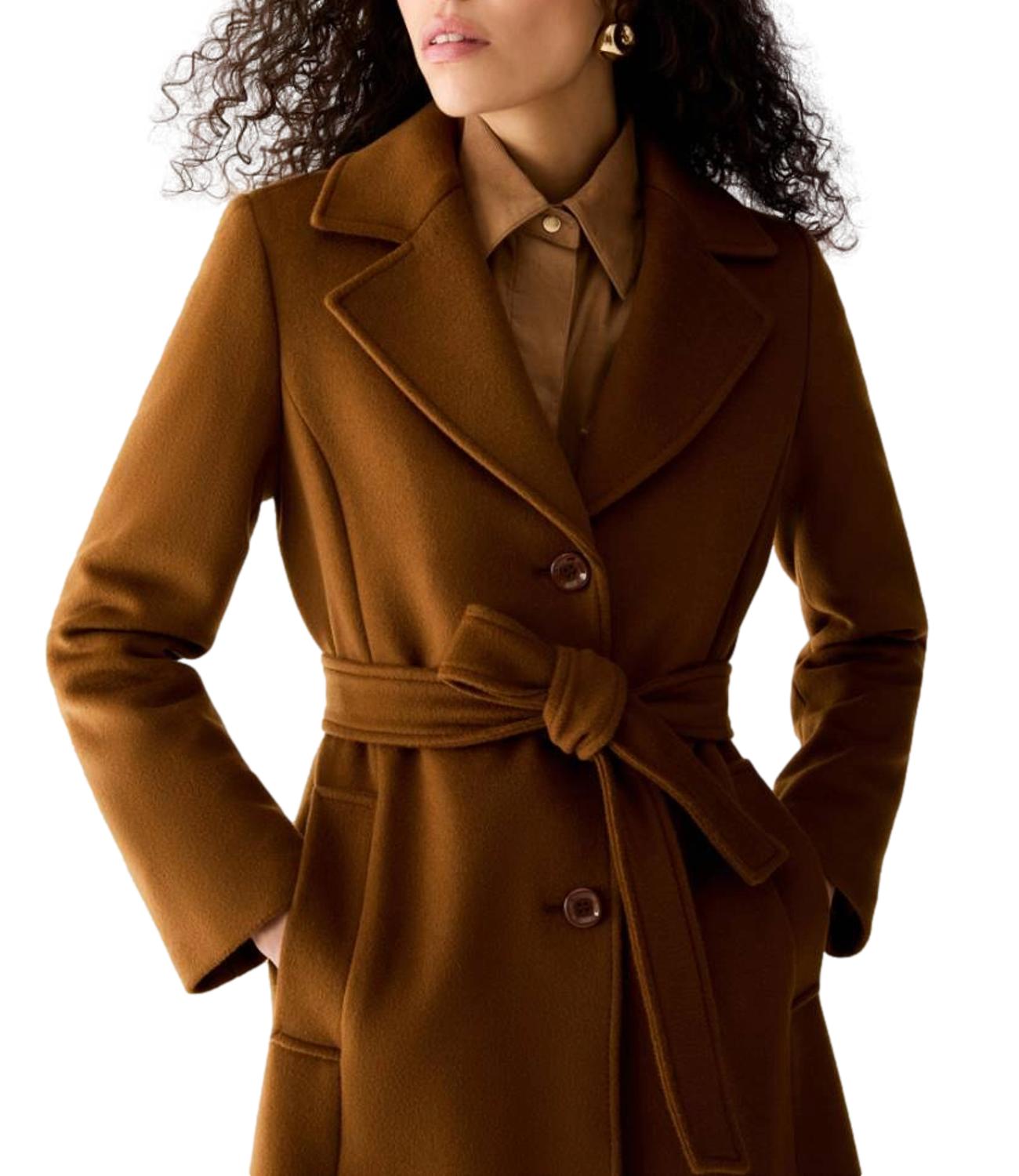 Penny Black Cappotto Tabacco da Donna