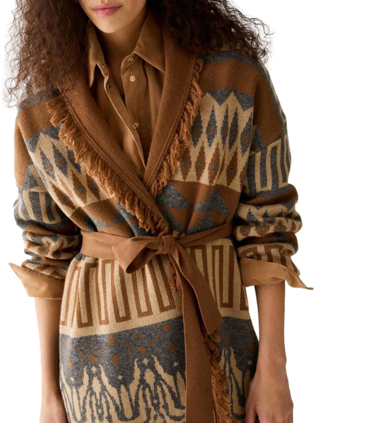 Penny Black Cardigan Tabacco da Donna