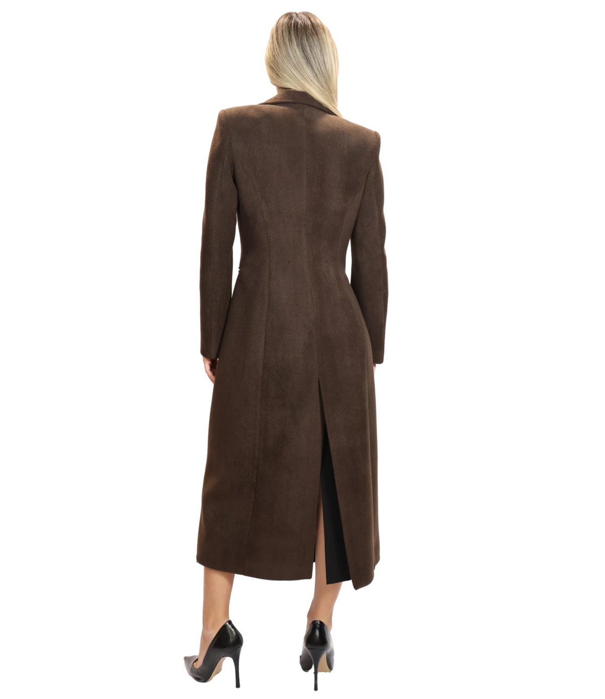Silence Limited Cappotto Dark Brown da Donna