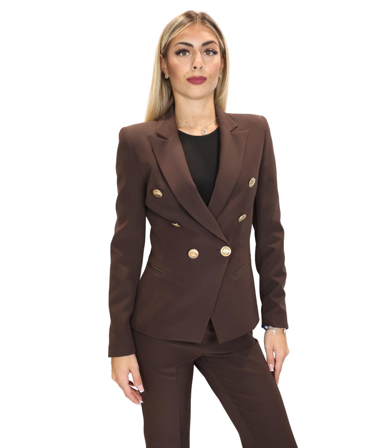 Silence Limited Giacca Dark Brown da Donna