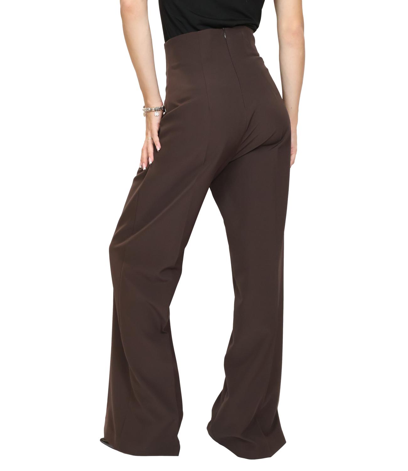 Silence Limited Pantalone Dark Brown da Donna