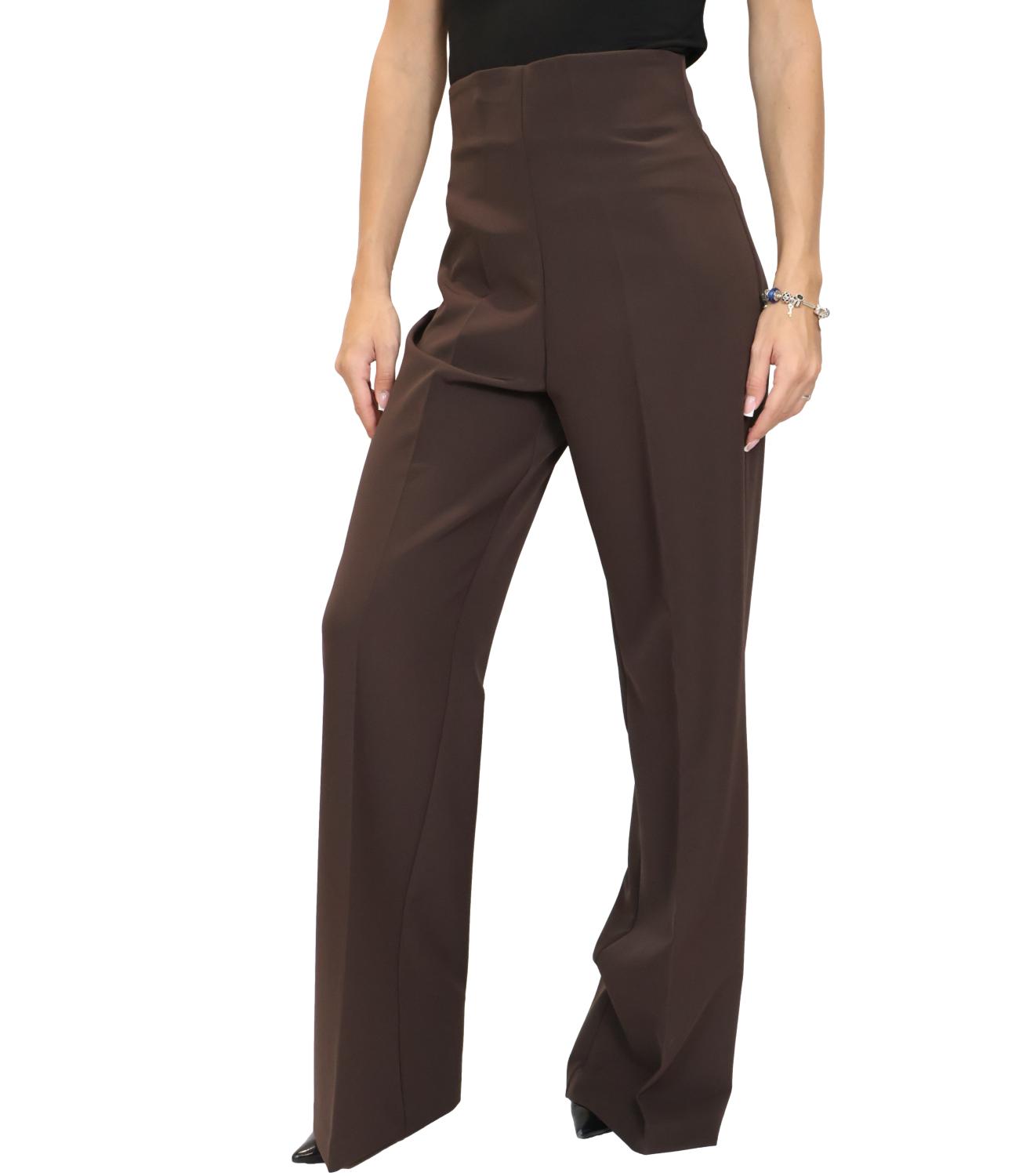 Silence Limited Pantalone Dark Brown da Donna
