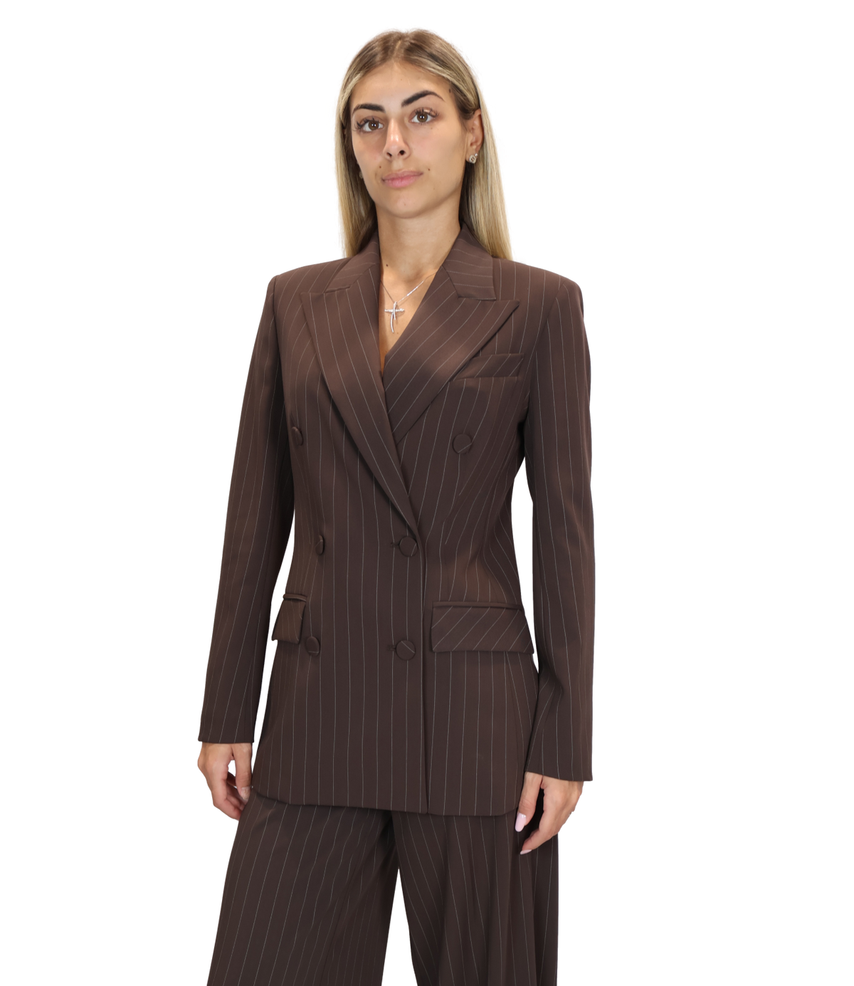 Silence Limited Blazer Brown da Donna