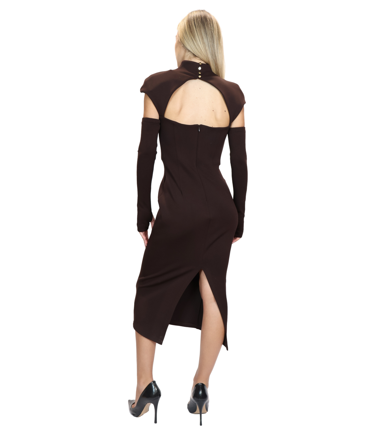 Silence Limited Abito Dark Brown da Donna