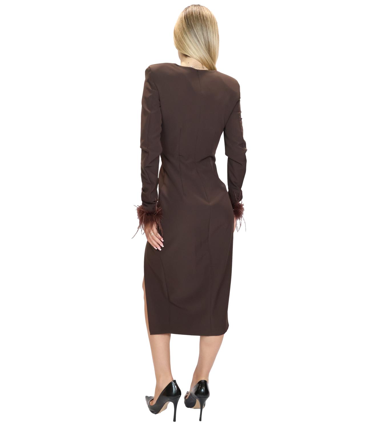 Silence Limited Abito Dark Brown da Donna