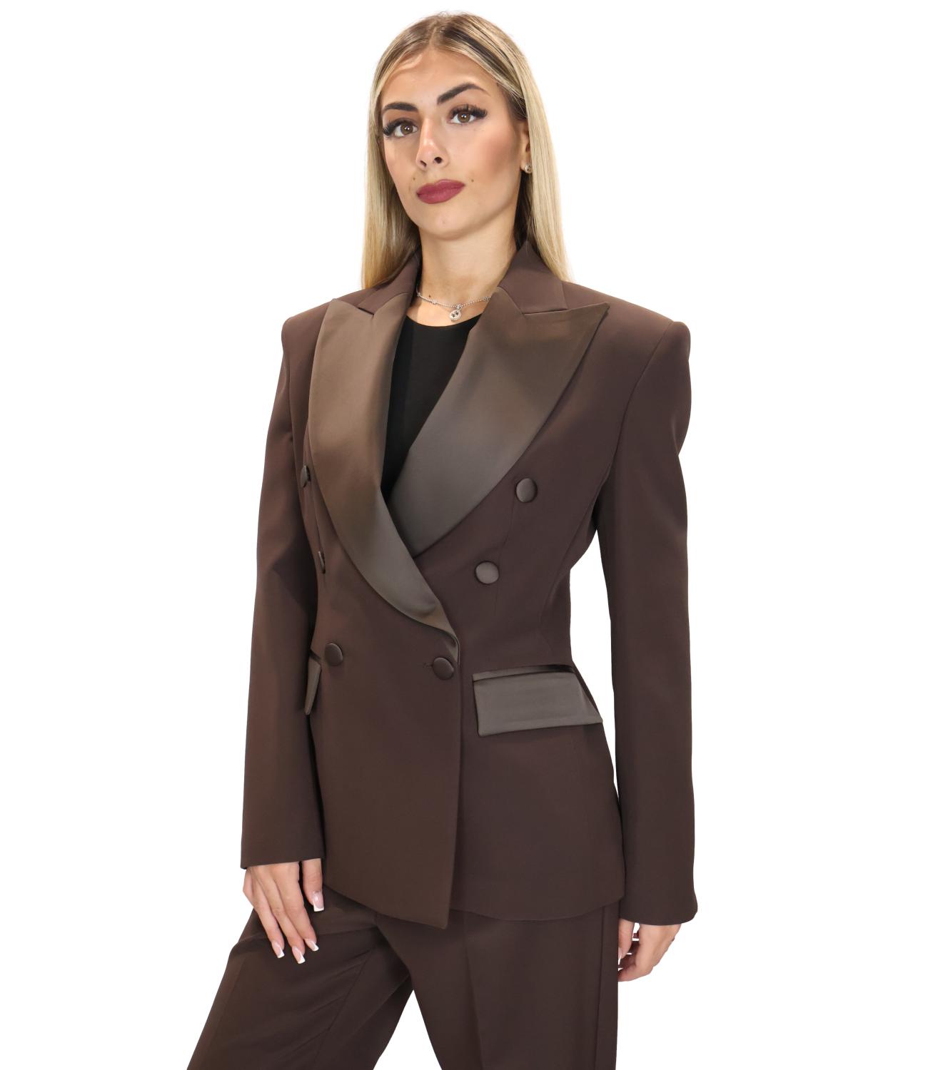 Silence Limited Giacca Dark Brown da Donna