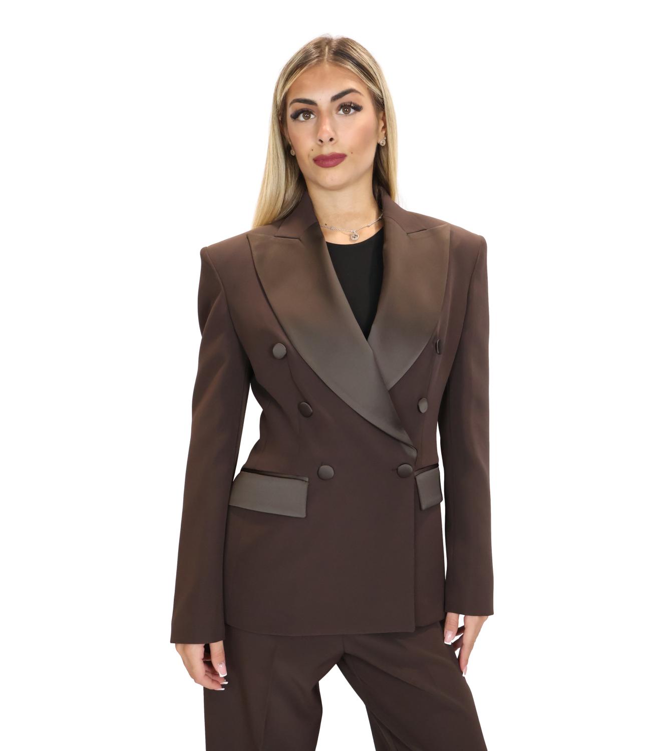 Silence Limited Giacca Dark Brown da Donna