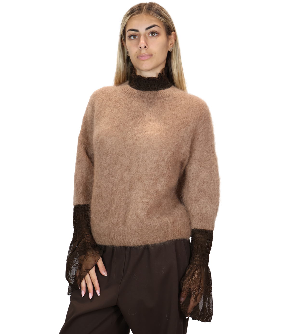 Souvenir Maglia Cammello da Donna