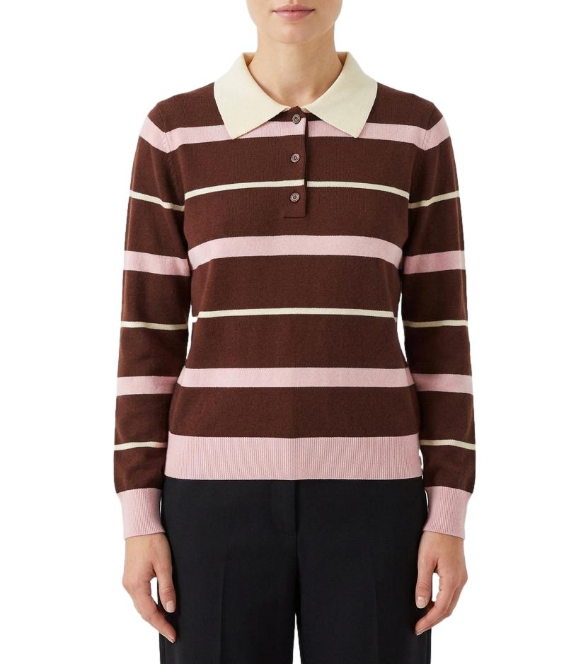 Studio It Polo Riga Rosa Chiaro Donna