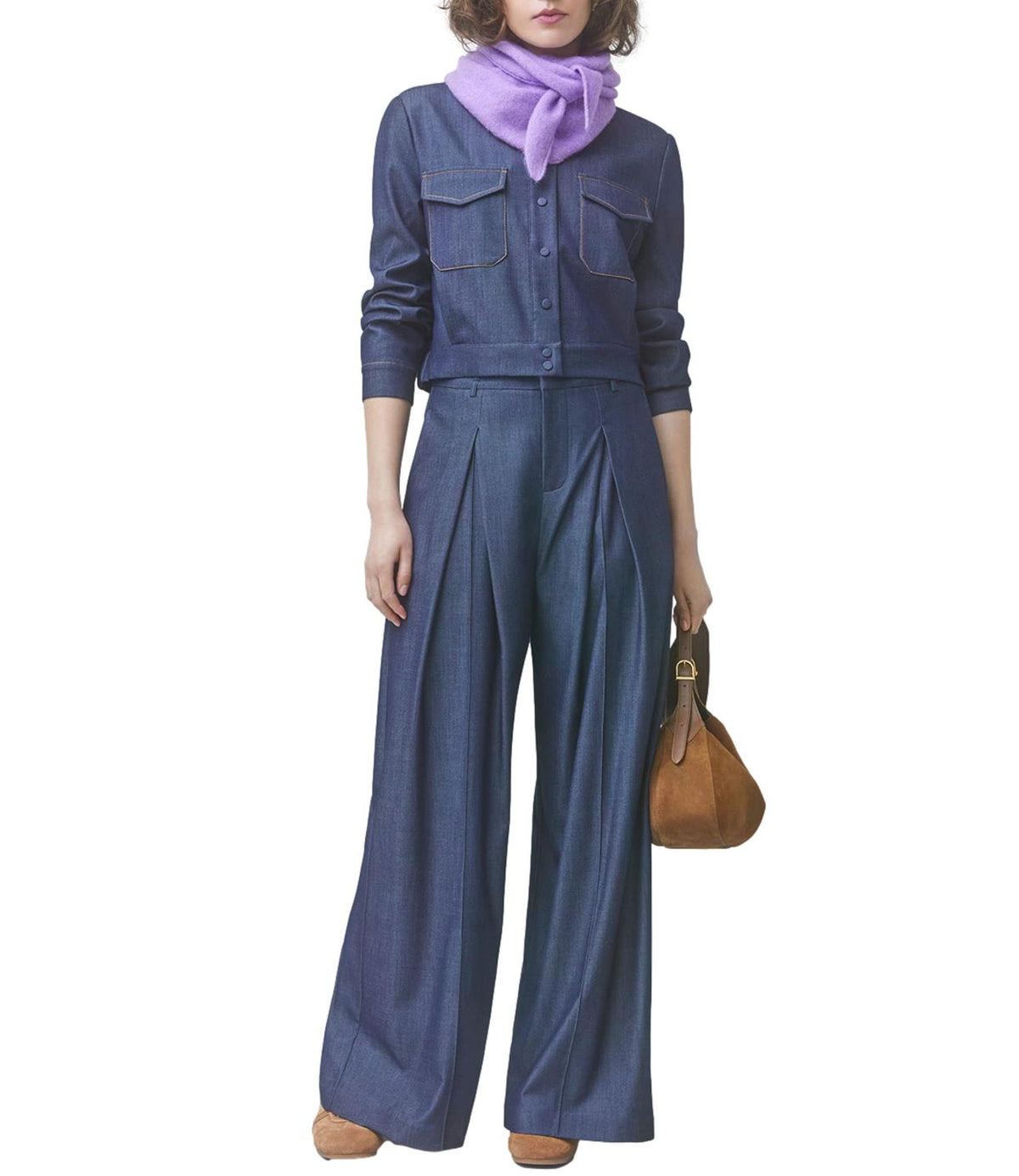 Suncoo Pantalone 35-Bleu Brut da Donna