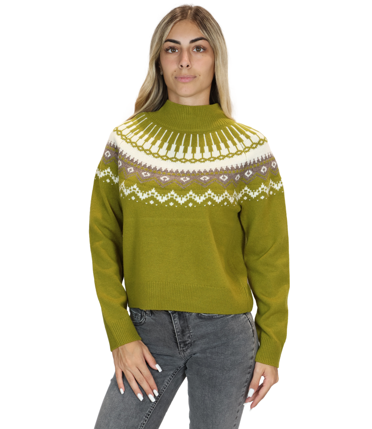 Suncoo Maglia 65-Olive da Donna