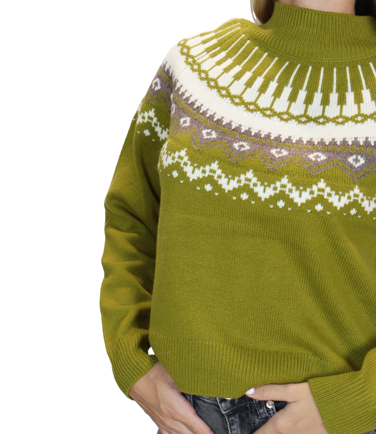 Suncoo Maglia 65-Olive da Donna
