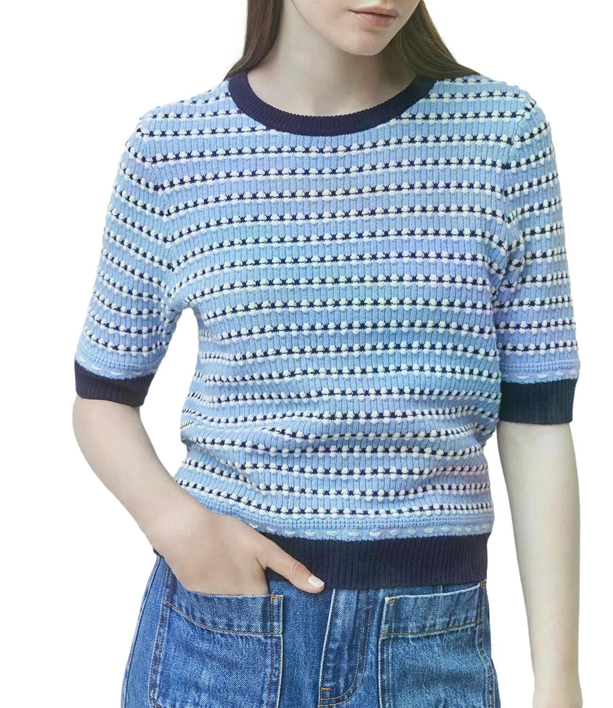 Suncoo Maglia 33-Bleu Ciel da Donna