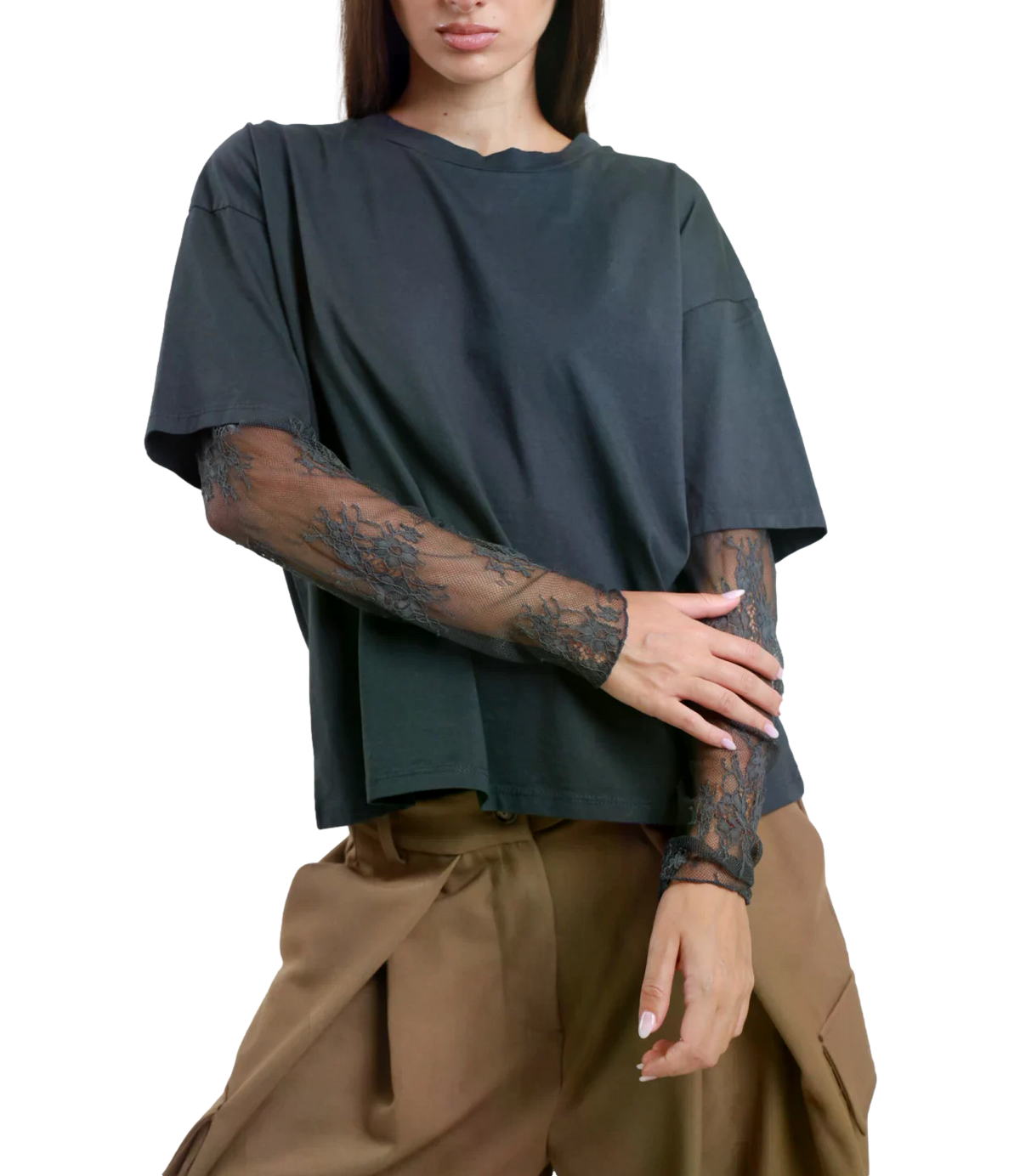 Susy Mix Maglia Piombo da Donna