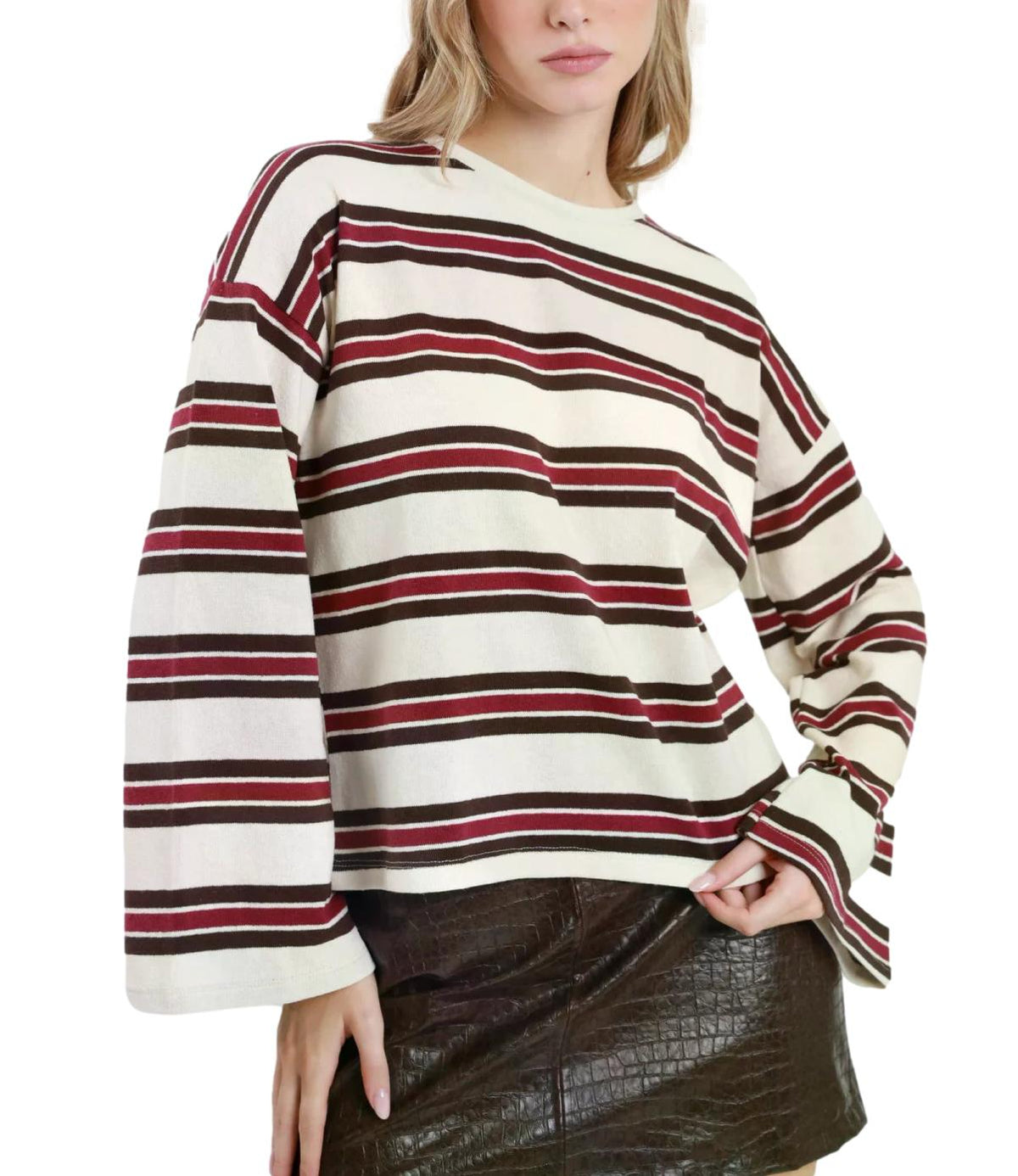 Susy Mix Maglia Panna da Donna