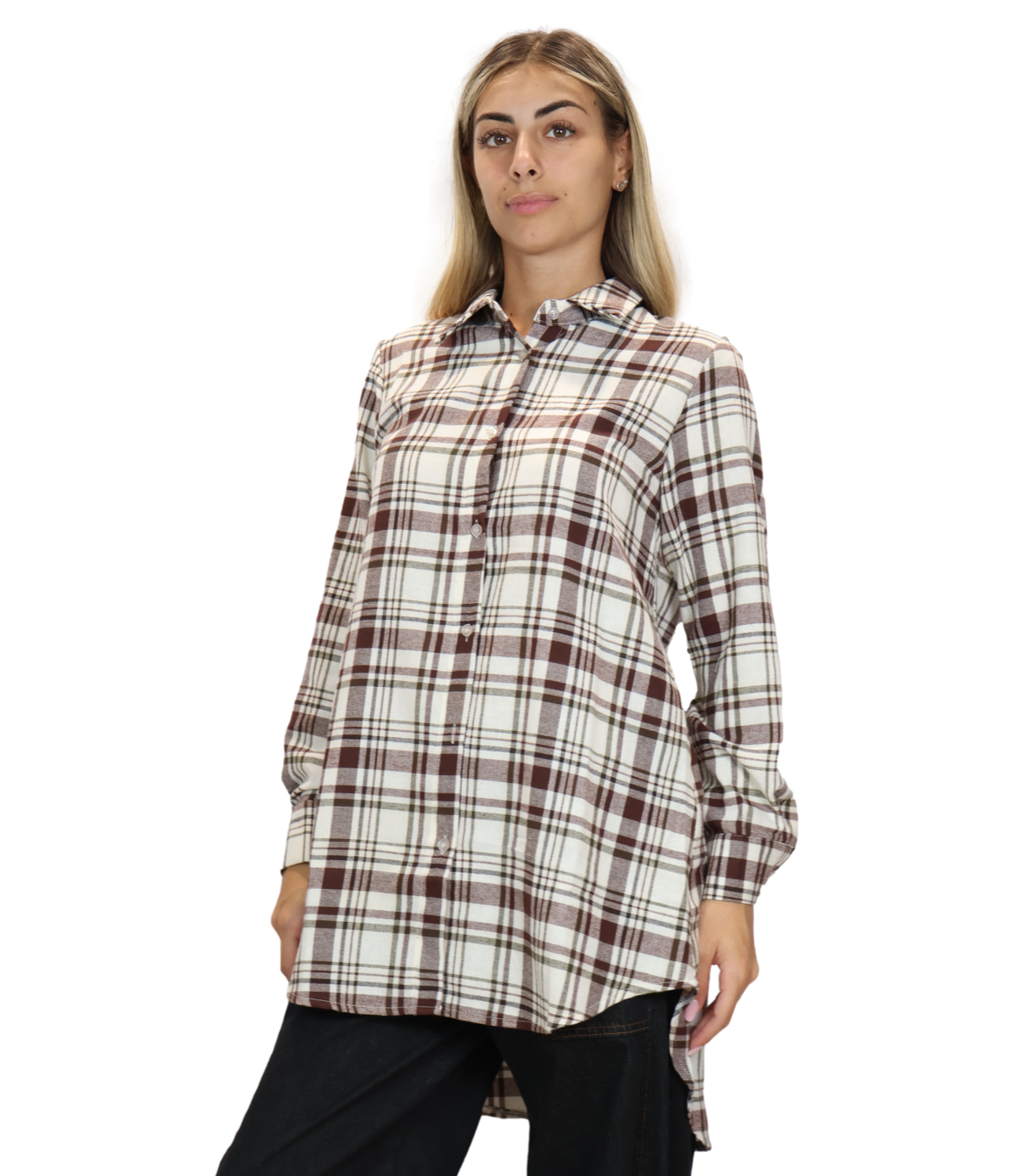 Susy Mix Camicia Vino da Donna