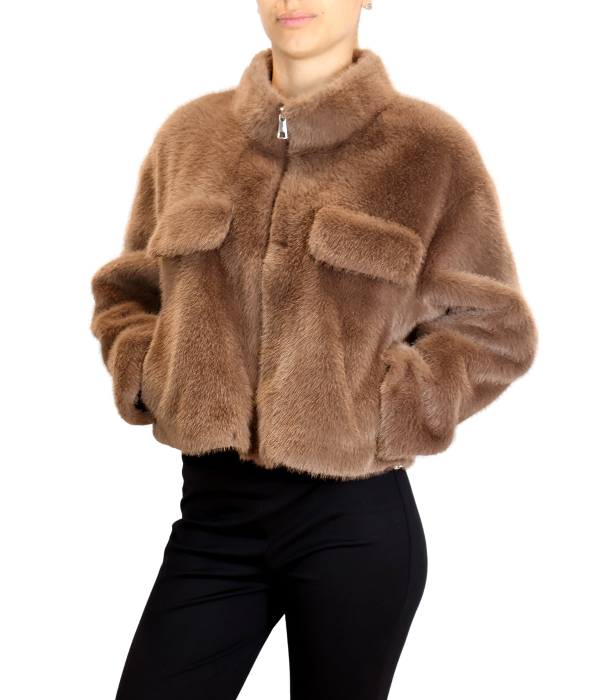 Susy Mix Giacca Cammello da Donna