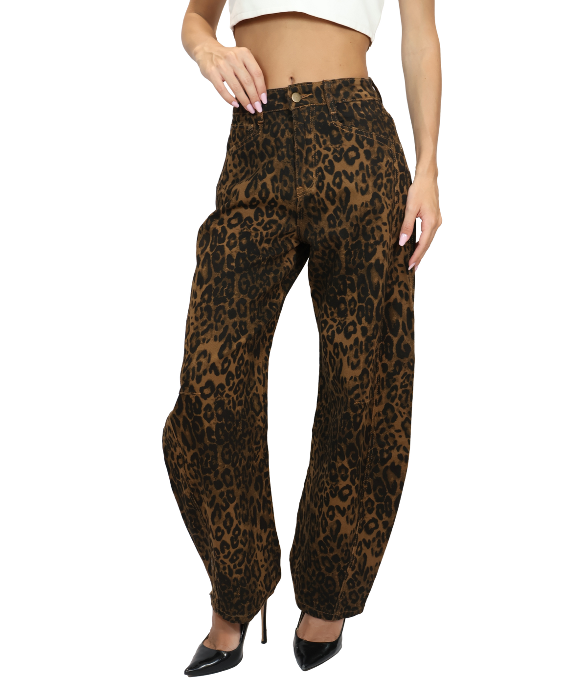 Susy Mix Pantalone Maculato da Donna
