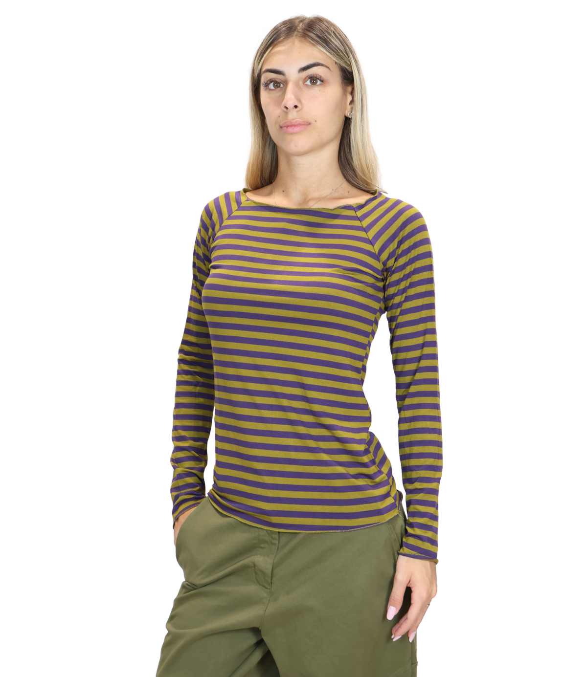 Susy Mix Maglia Verde Oliva da Donna