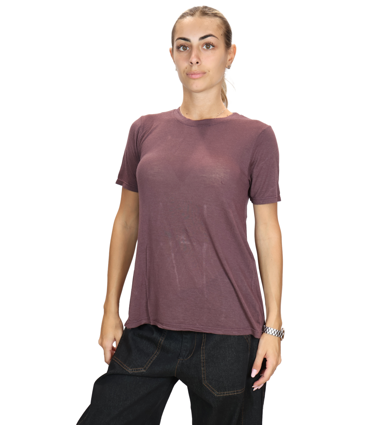 Susy Mix Maglia Vino da Donna