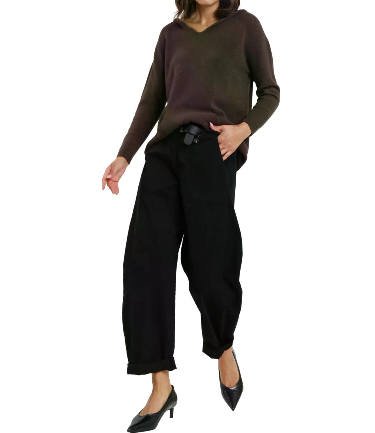 Susy Mix Pantalone Nero da Donna