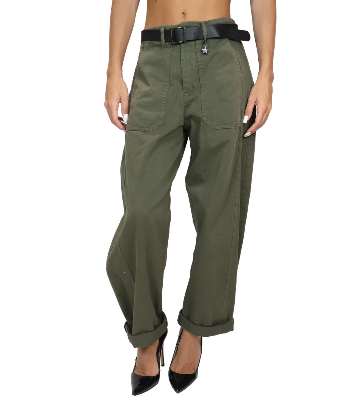 Susy Mix Pantalone Militare da Donna