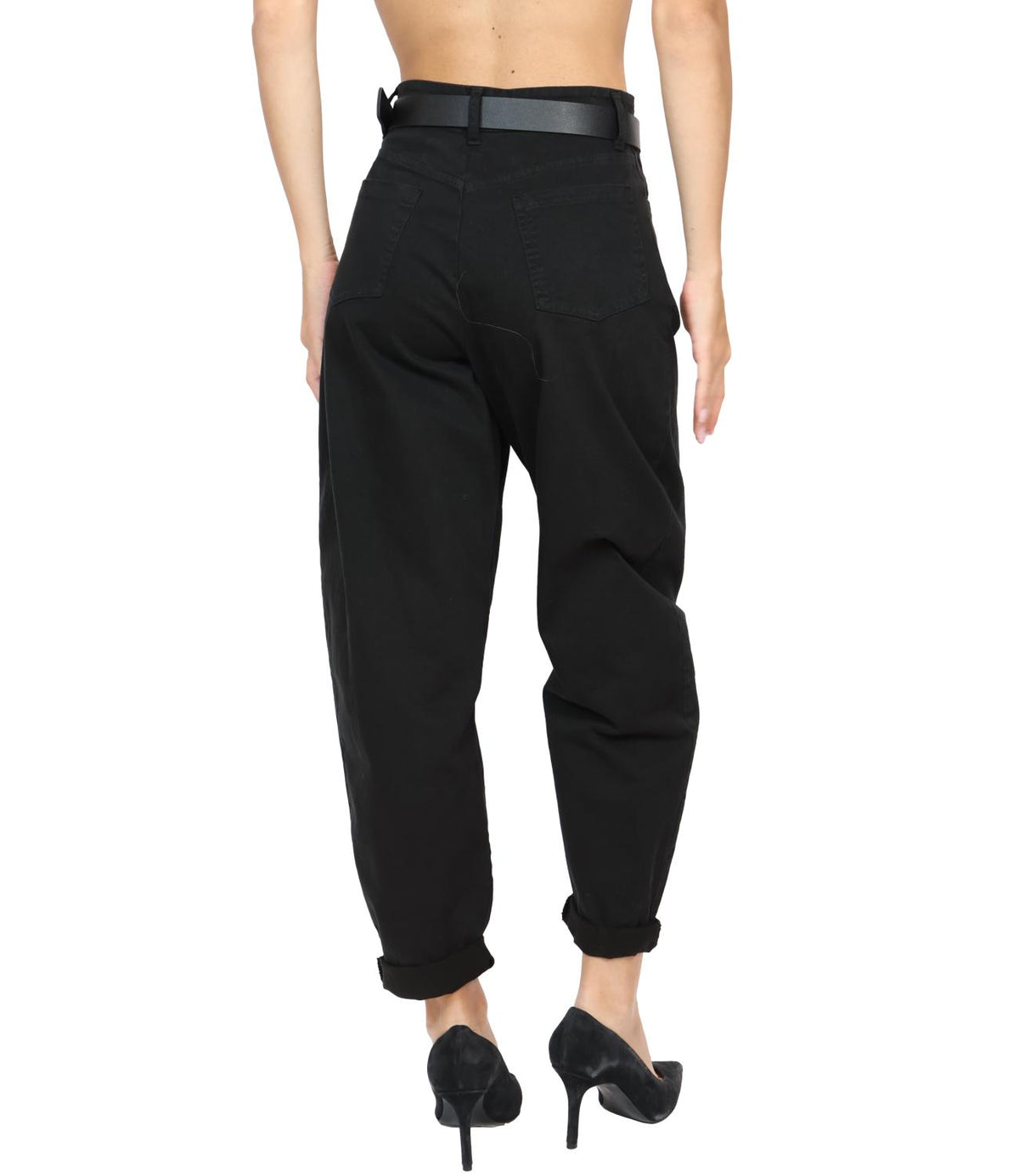 Susy Mix Pantalone Nero da Donna