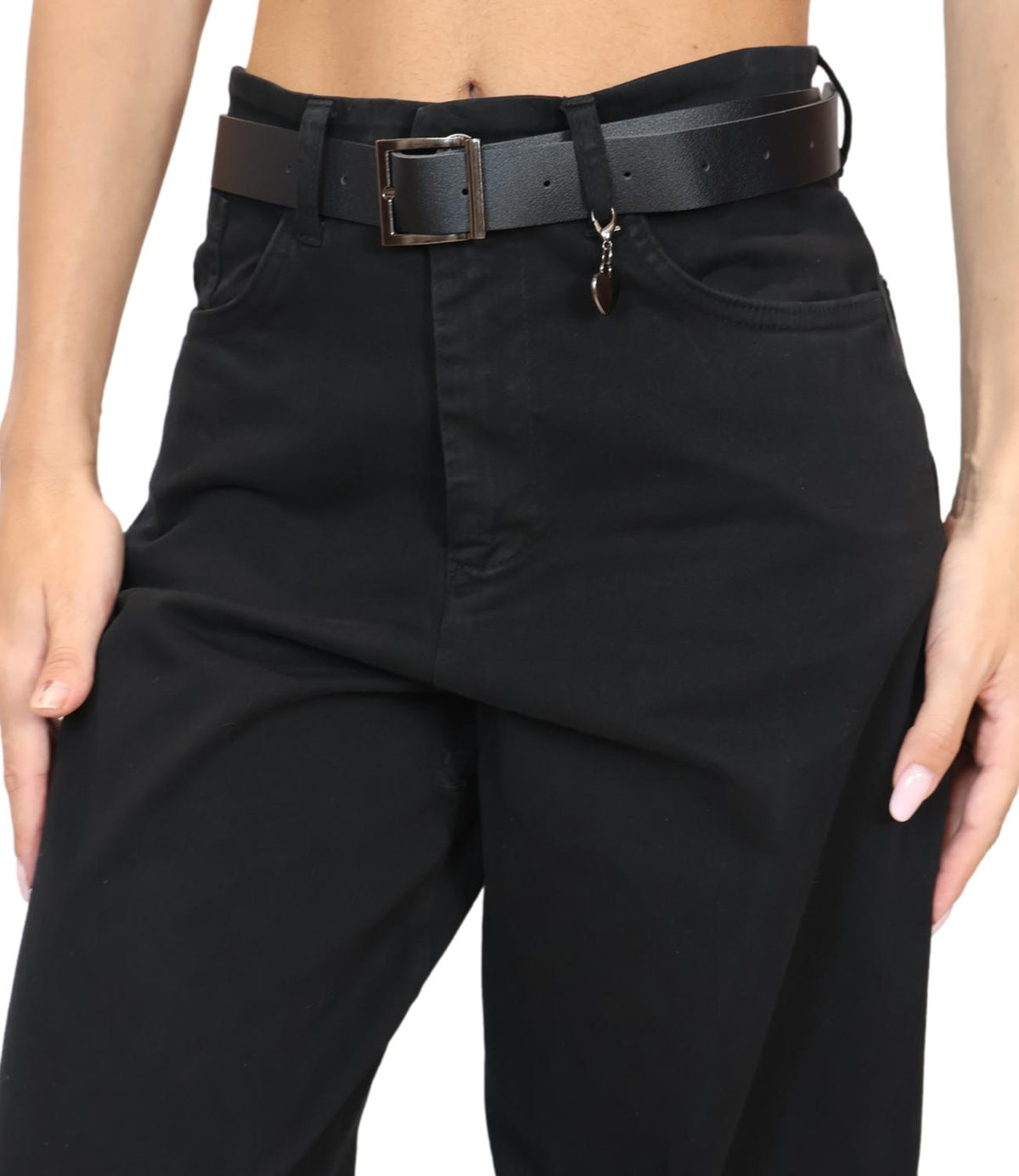 Susy Mix Pantalone Nero da Donna