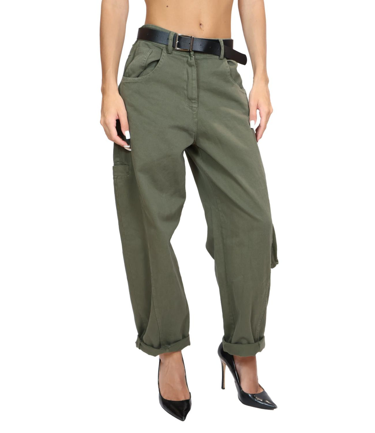 Susy Mix Pantalone Militare da Donna
