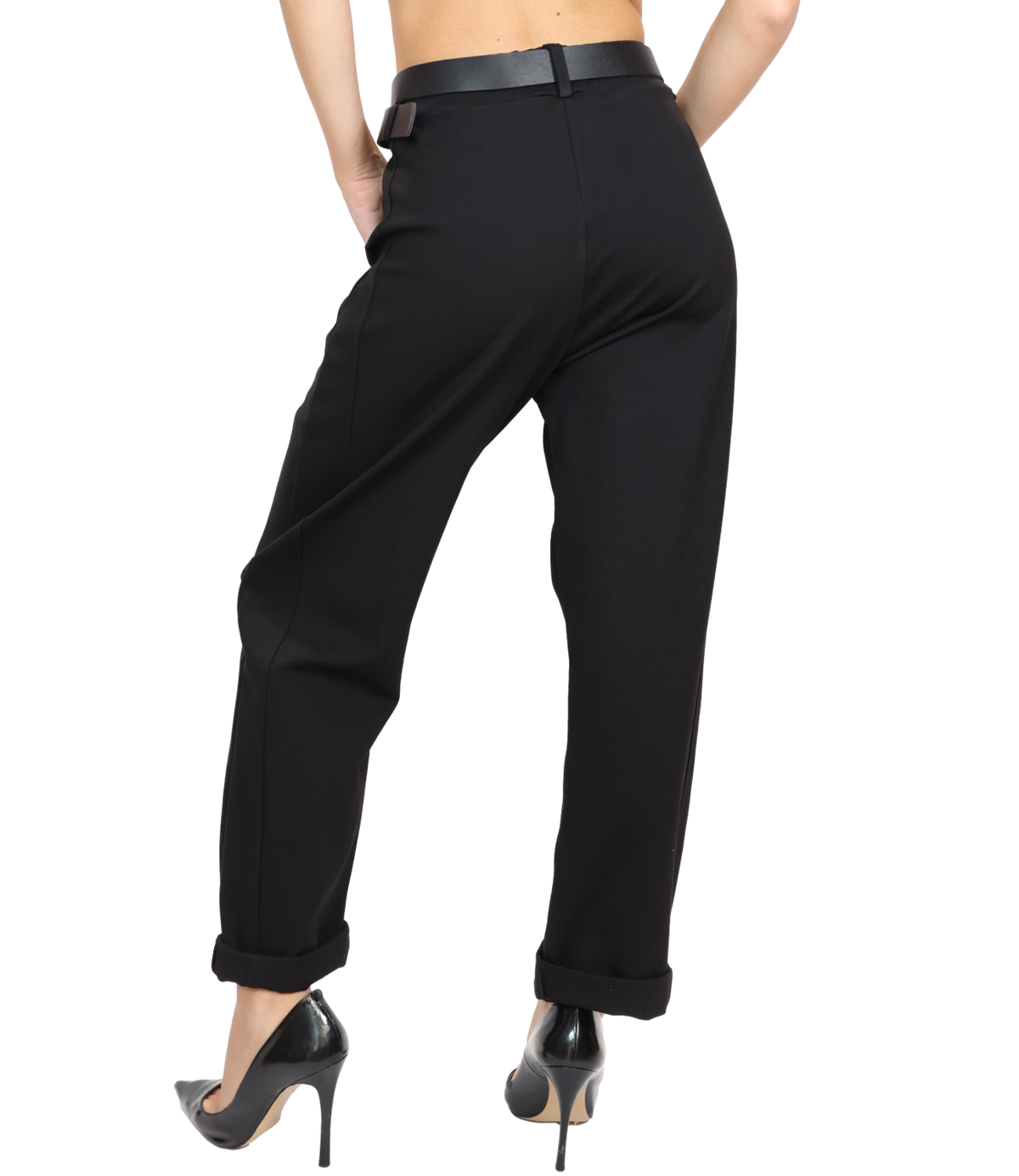 Susy Mix Pantalone Nero da Donna