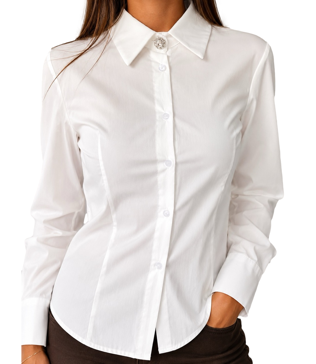 Susy Mix Camicia Latte da Donna