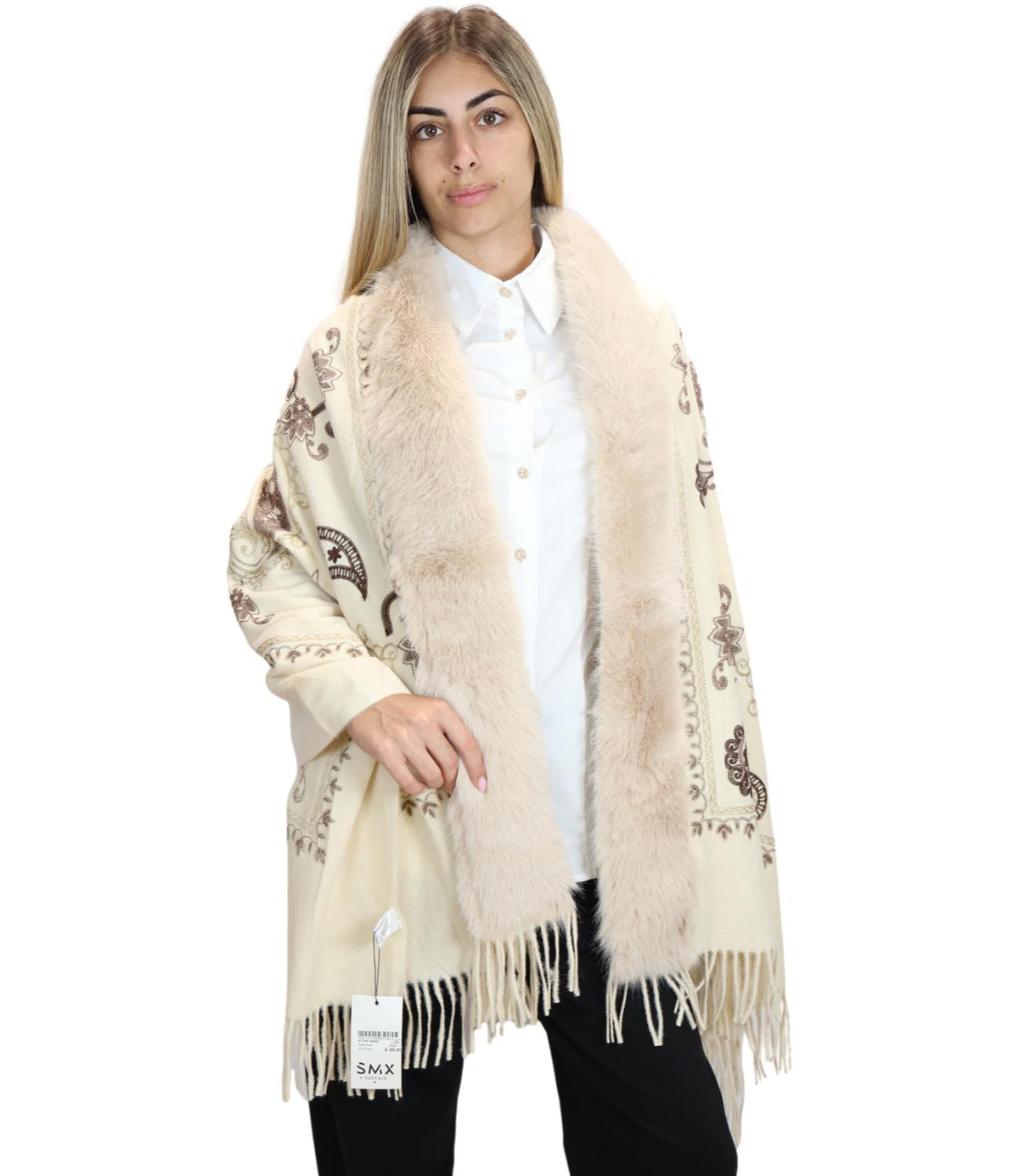 Susy Mix Stola Panna da Donna