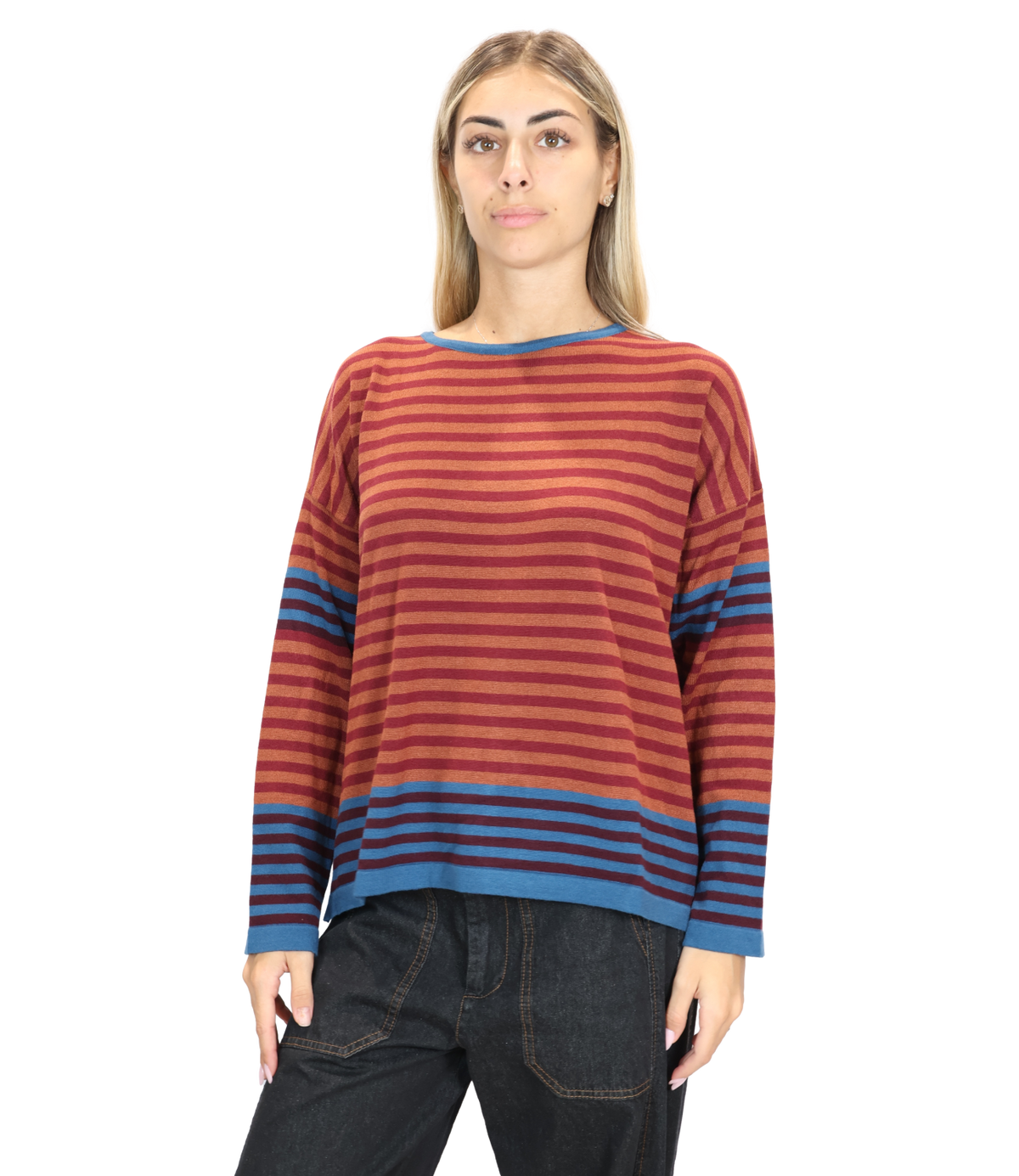 Susy Mix Maglia Bordeaux da Donna