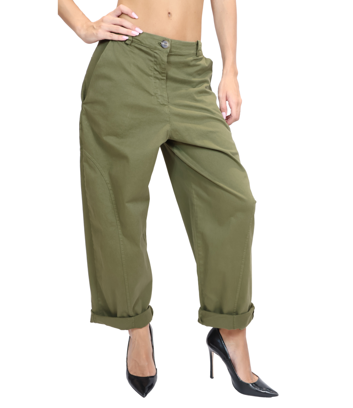 Susy Mix Pantalone Militare da Donna