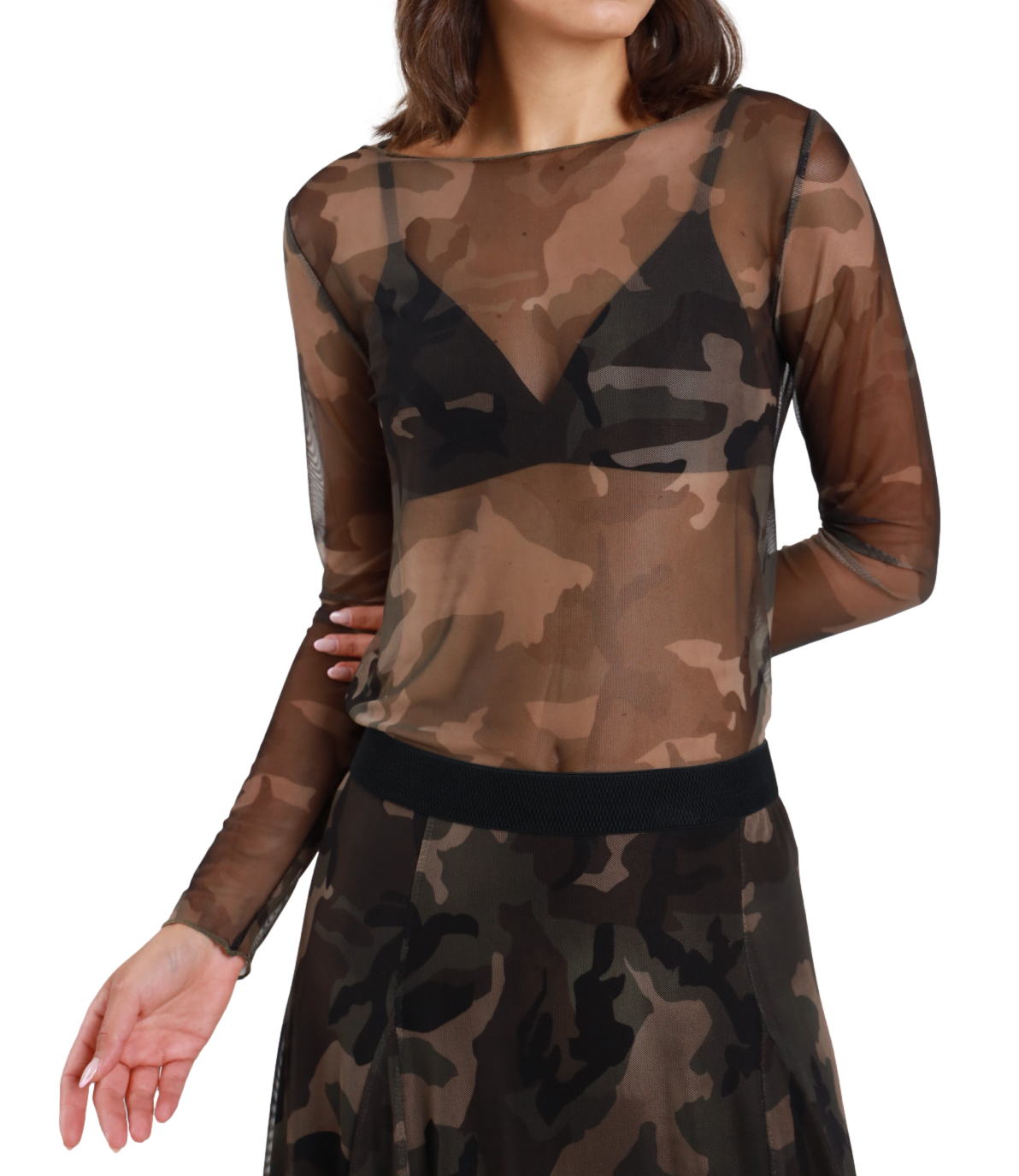 Susy Mix Maglia Mimetico da Donna