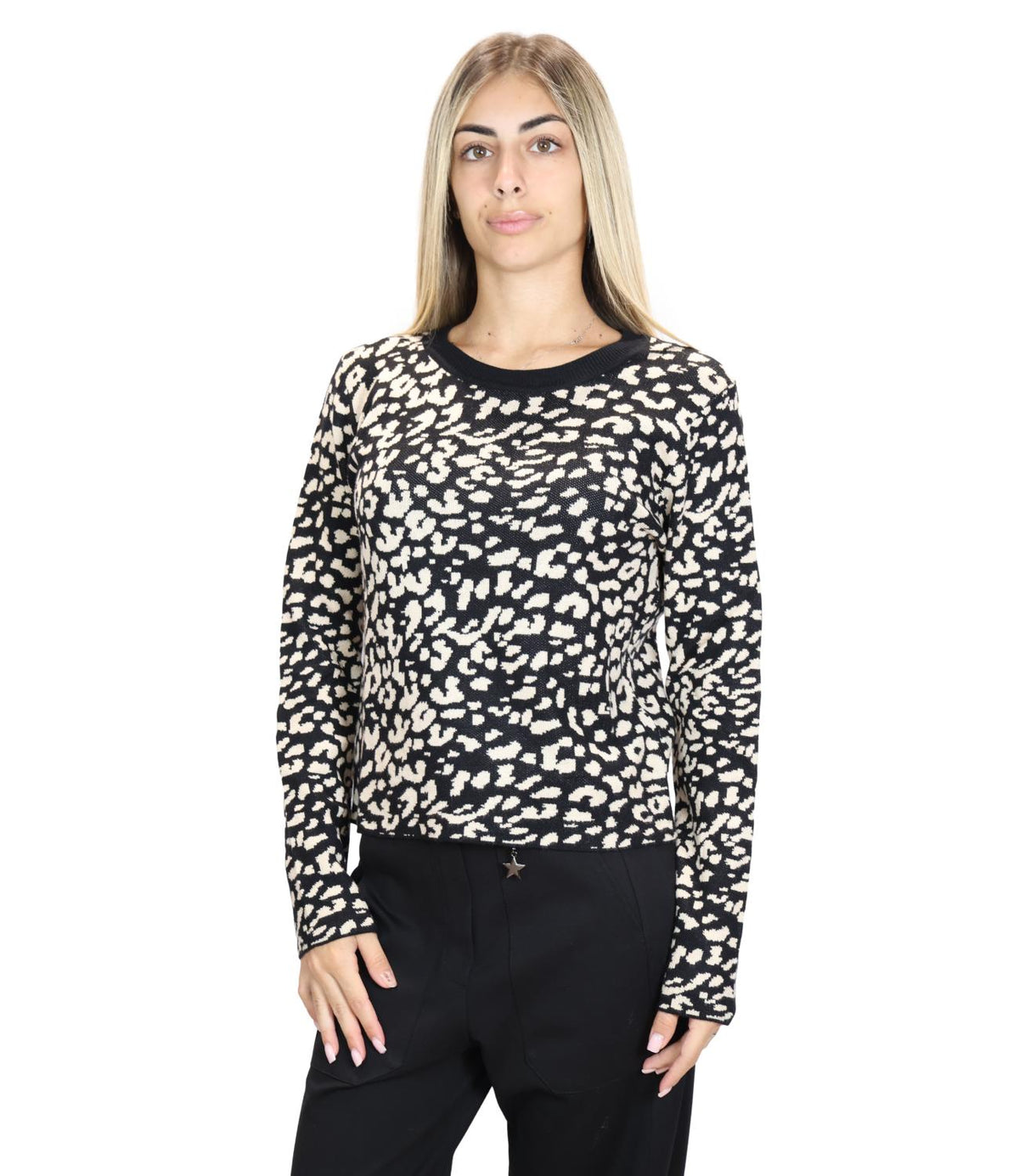 Susy Mix Maglia Nero da Donna