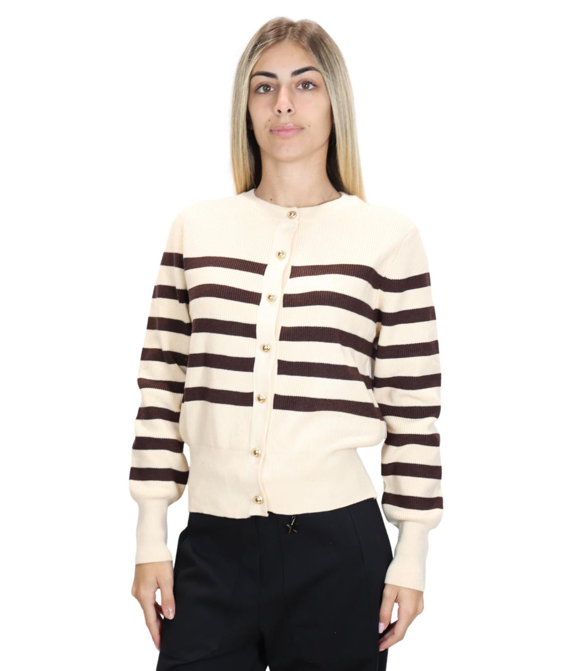 Susy Mix Maglia Crema da Donna