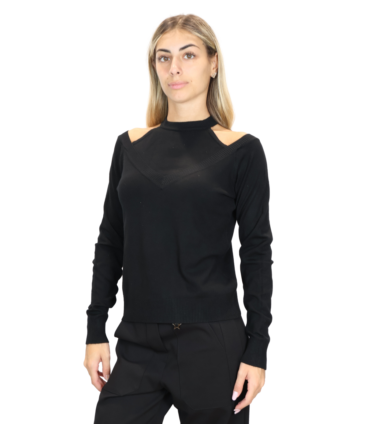Susy Mix Maglia Nero da Donna
