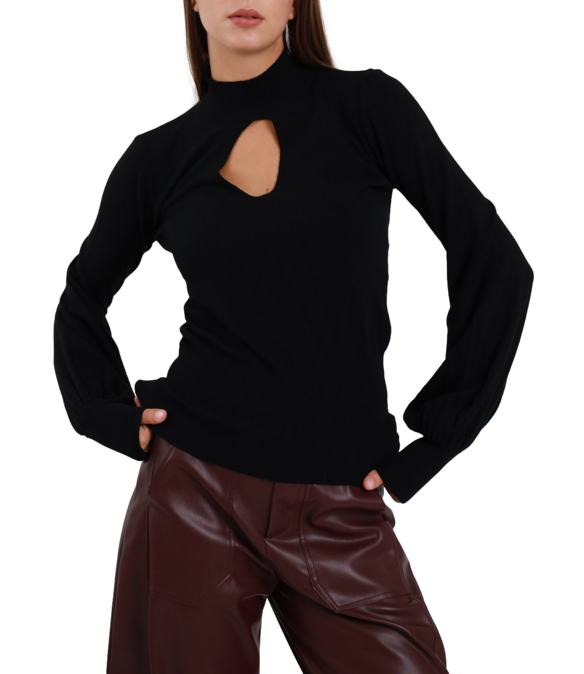 Susy Mix Maglia Nero da Donna