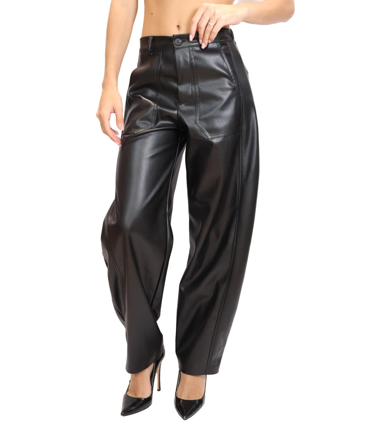 Susy Mix Pantalone Nero da Donna