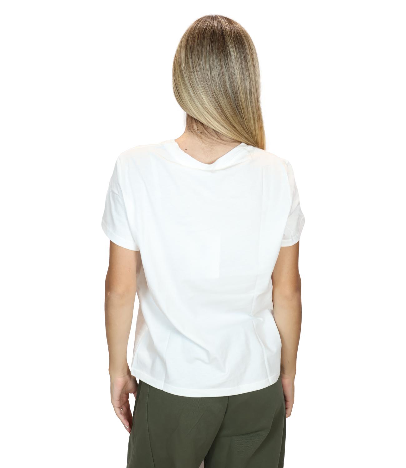 Susy Mix T-Shirt B.co/verde da Donna