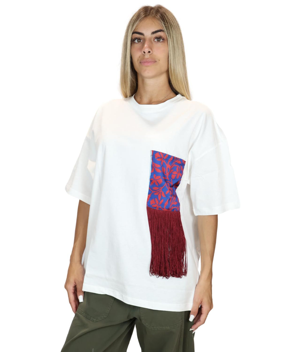 Susy Mix T-Shirt Fant.blu/rosso da Donna
