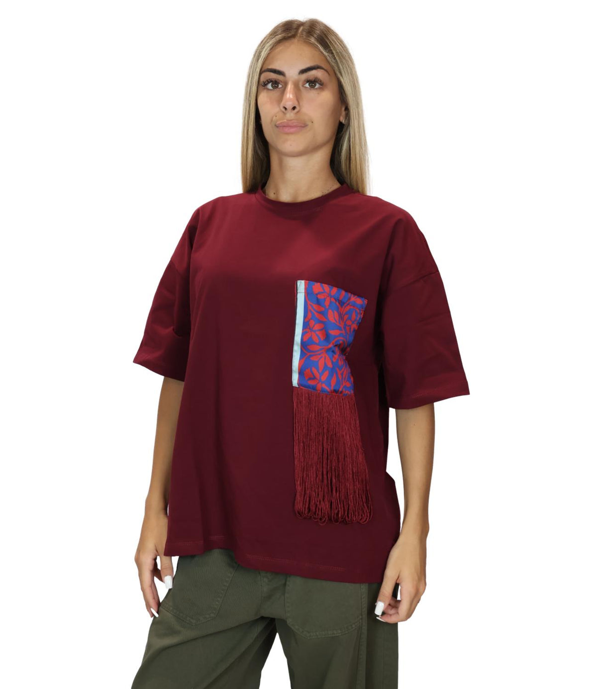 Susy Mix T-Shirt Fant.blu/rosso da Donna