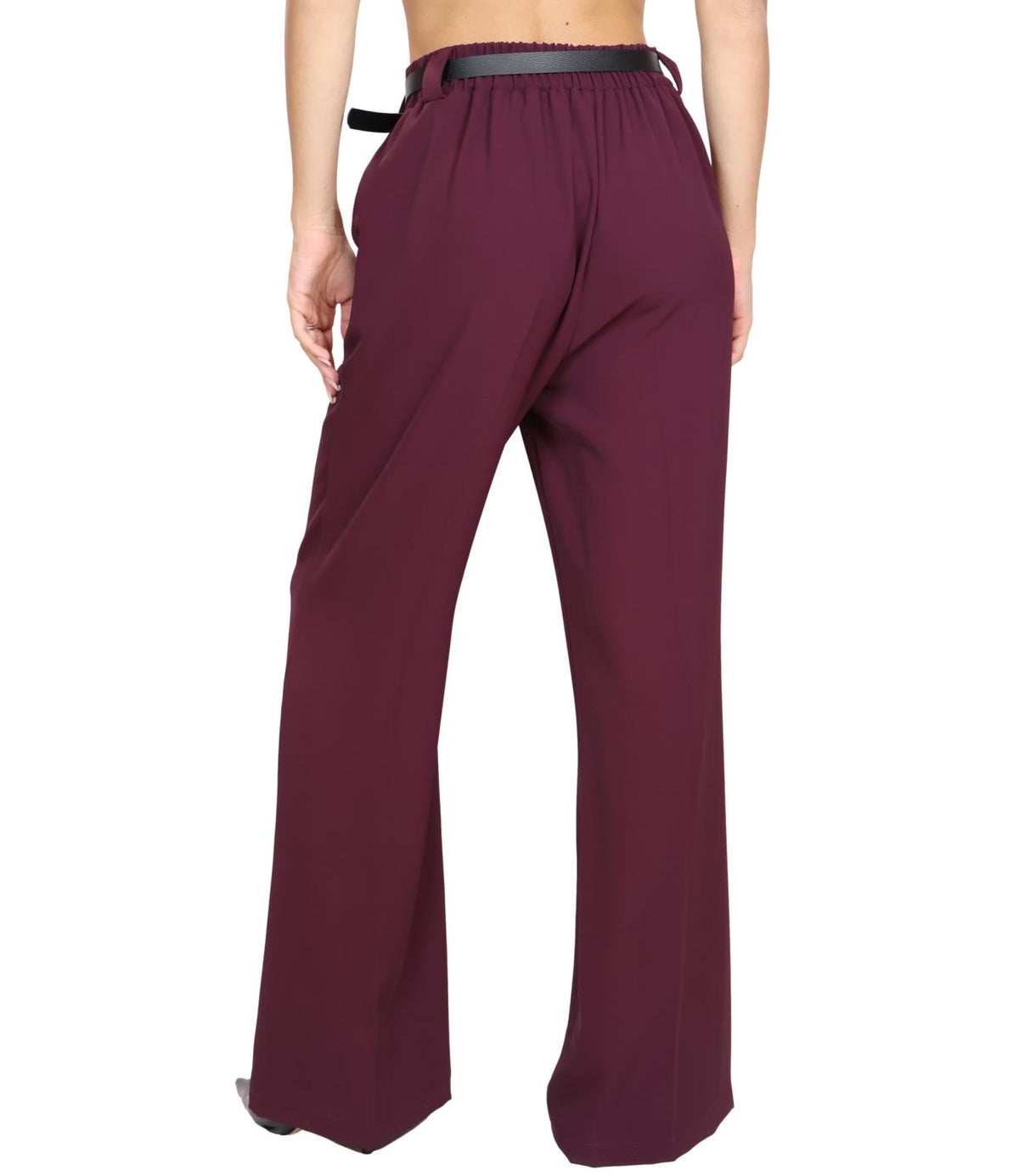 Susy Mix Pantalone Bordeaux da Donna